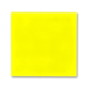 Накладка одноклавишная серии Levit от ABB, цвет желтый