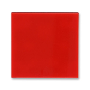 Накладка одноклавишная серии Levit от ABB, цвет красный