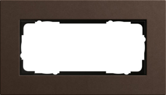 Gira 1002 223 Установочная рамка Gira Esprit Linoleum-Multiplex темно-коричневый
