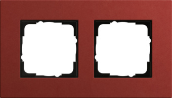 Gira 0212 229 Установочная рамка Gira Esprit Linoleum-Multiplex красный