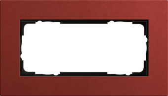 Gira 1002 229 Установочная рамка Gira Esprit Linoleum-Multiplex красный