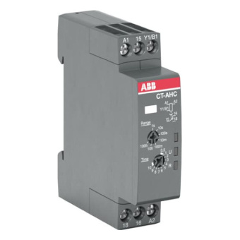 ABB CT-AHC.12 1SVR508110R0000 Реле времени CT-AHC.12 компактное (задержка при отключ.) 24-48B DC, 24- 240B AC (7 диапазонов времени 0,05с...100ч) 1ПК