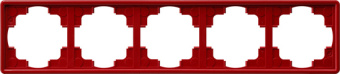 Gira 0215 43 Установочная рамка Gira S-Color Красный