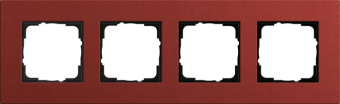 Gira 0214 229 Установочная рамка Gira Esprit Linoleum-Multiplex красный