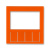 Терморегулятор клавишный серии Levit от ABB, цвет оранжевый