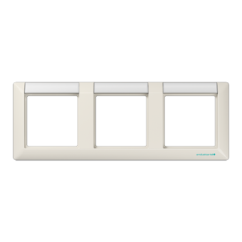 Jung ABAS 5830 NA Рамкас полями для надписи 12 x 55,5 ммдля горизонтальной установки