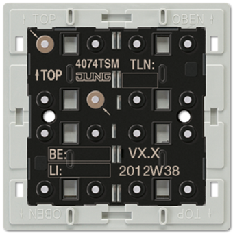 Jung 4074 TSM KNX кнопочный модуль «стандарт», 4 группы